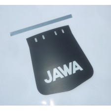 REAR FENDER RUBBER - WITH LOGO JAWA